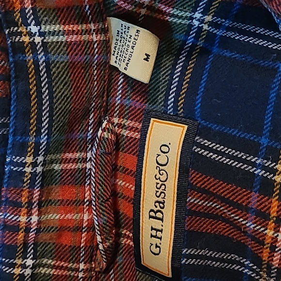 G.H. Bass&Co. Rainbow Flannel Button-up Shirt - Picture 2 of 6